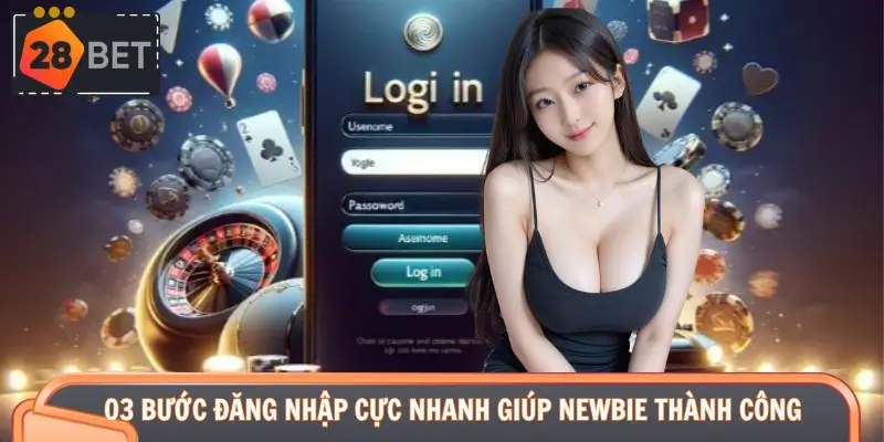 03 bước đăng nhập cực nhanh giúp newbie thành công