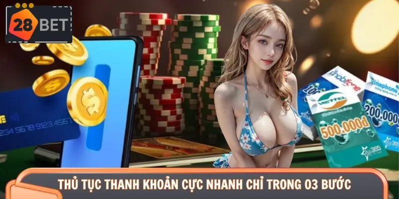 Thủ tục thanh khoản cực nhanh chỉ trong 03 bước